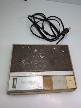 Vintage Realistic Plug 'n Talk FM Wireless Intercom 43-212B RadioShack Single